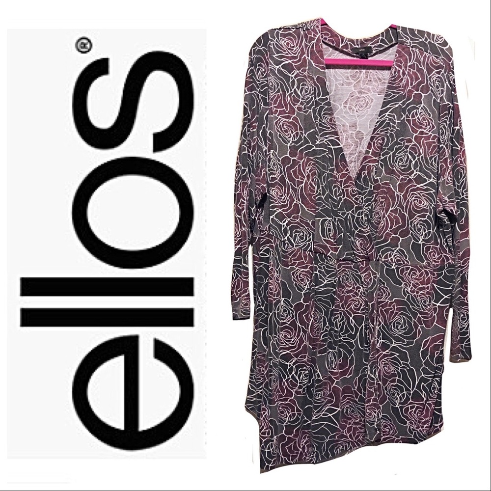 Tunic-Surplice V-neck, Faux wrap